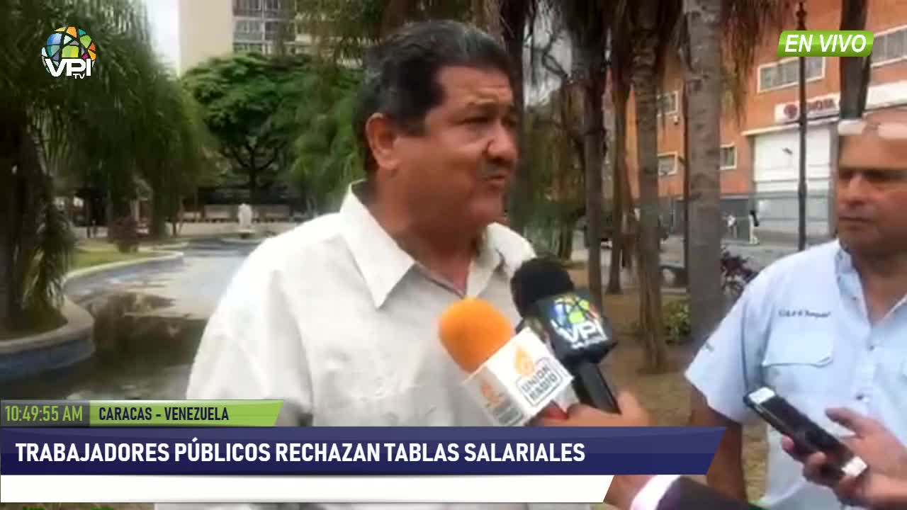 Venezuela - Trabajadores pblicos rechazaron tablas salariales impuestas por Maduro  - VPItv